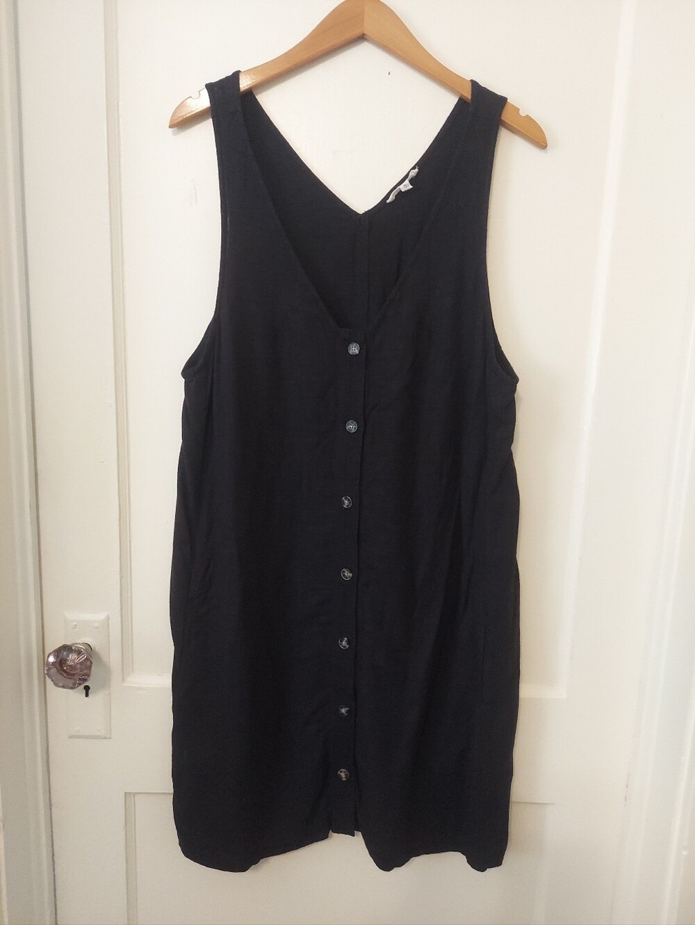 Splendid Hadley Dress Womens XLarge Linen Layering Lagenlook Beachy Coastal